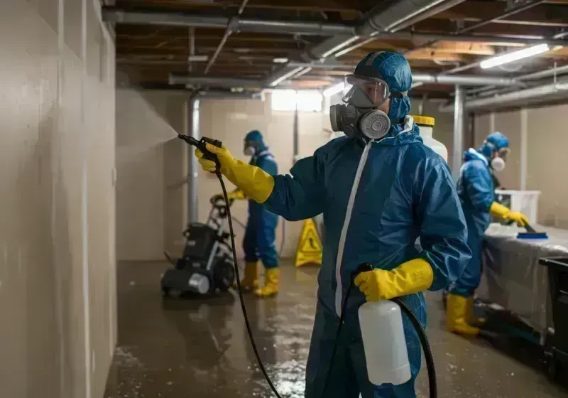 Basement Sanitization and Antimicrobial Treatment process in Jerome, IL